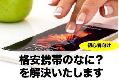 初心者向け：格安携帯について教えます 知ることで今の暮らしがよりハッピーに イメージ1