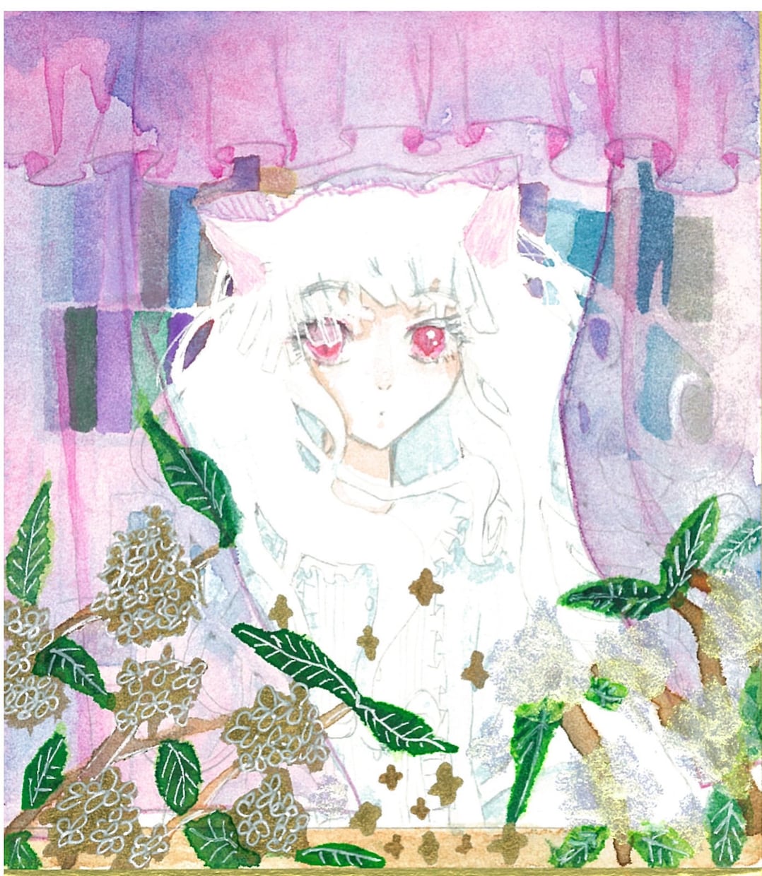 透明水彩で可愛くて綺麗な作品を作成します 淡くて可愛い作品であなたの場所を華やかにしよう イメージ3