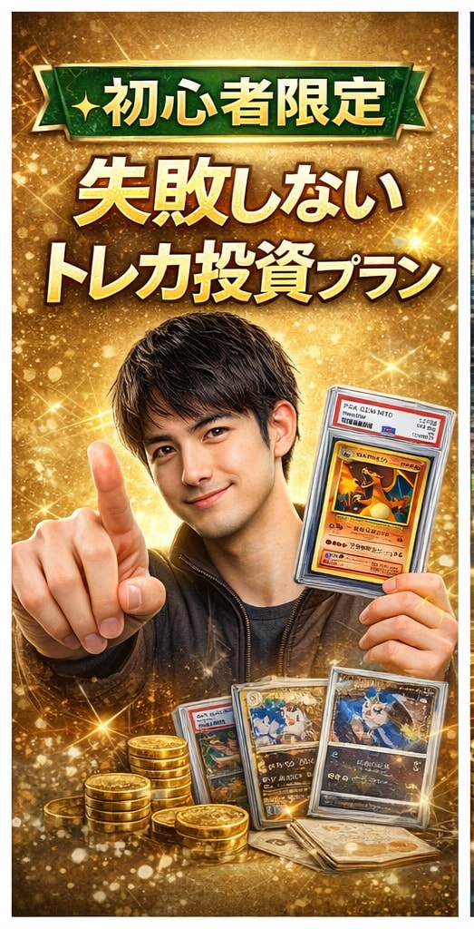 初心者歓迎！トレカ投資プラン作ります 【初心者歓迎！】低予算ポケカ投資プラン作ります イメージ1