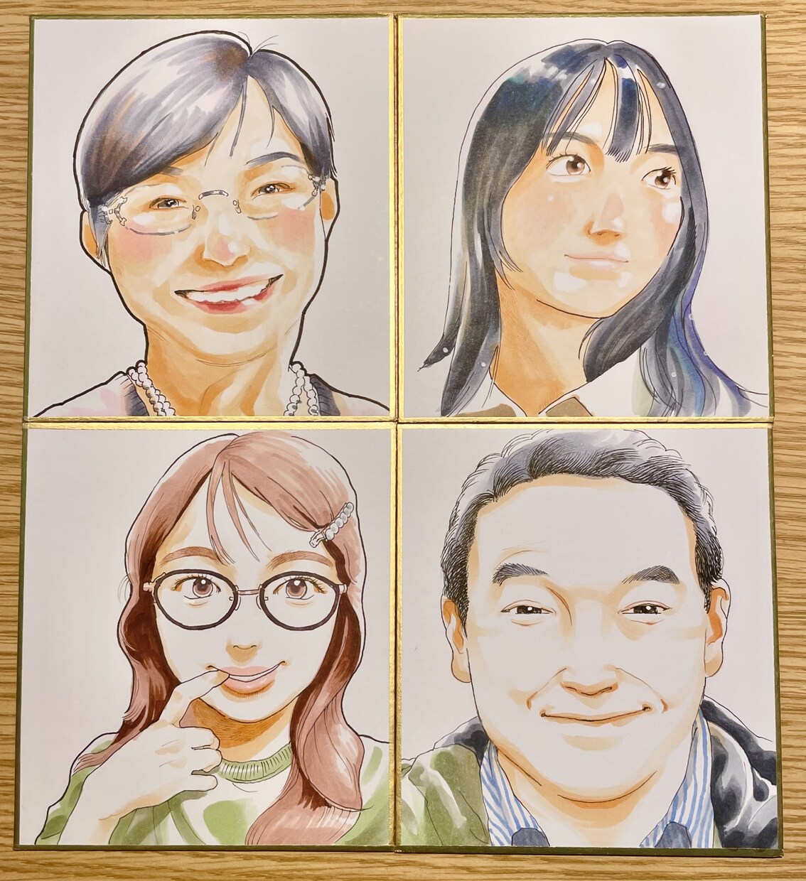 明るくイキイキした絵柄で似顔絵を描きます いろいろな場面にぴったりな似顔絵を手描きで制作いたします！ イメージ1