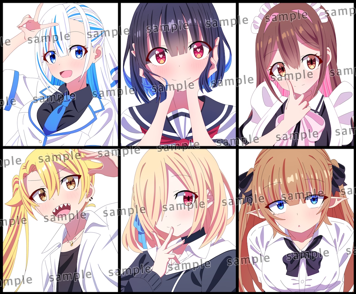 スピード納品でバストアップイラスト描きます アイコン、サムネなどにお使いください！ イメージ4