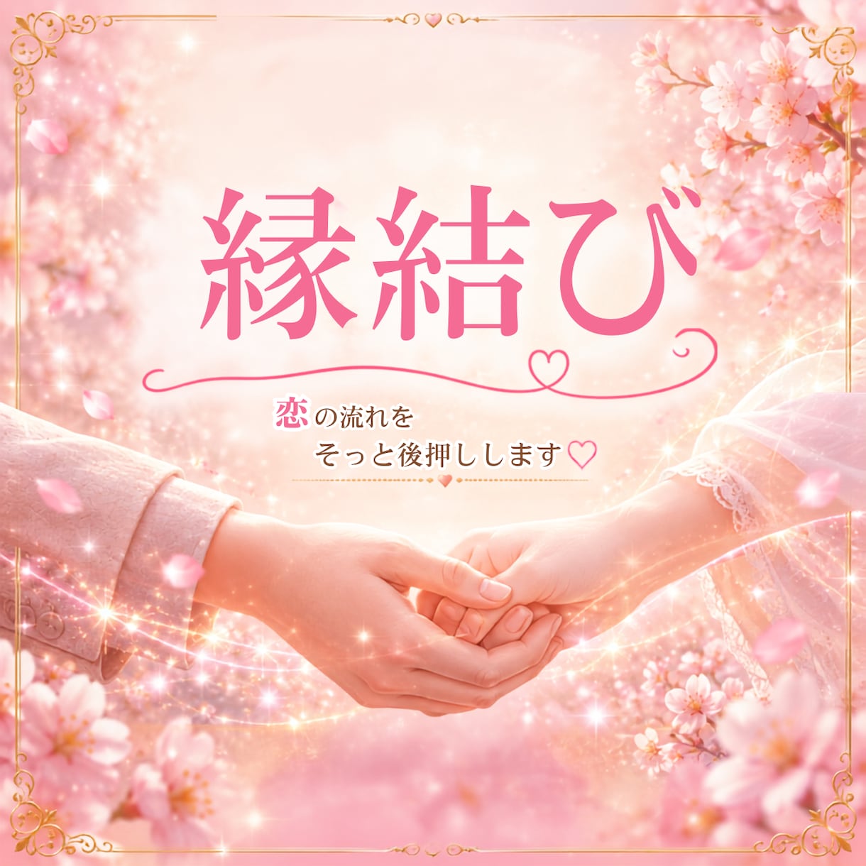 縁結び♡恋を進めるご縁を結びます 出会い・片想い・再会..恋の流れをそっと動かす波動ヒーリング イメージ1