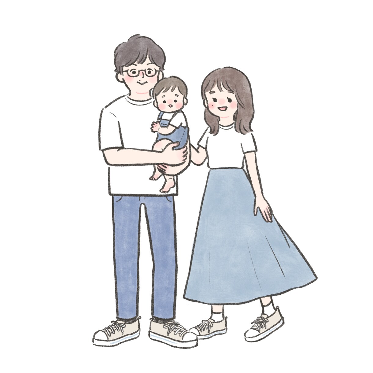 ゆるい全身イラスト描きます 似顔絵だけど似すぎないちょうどいいゆるさの似顔絵です！ イメージ8