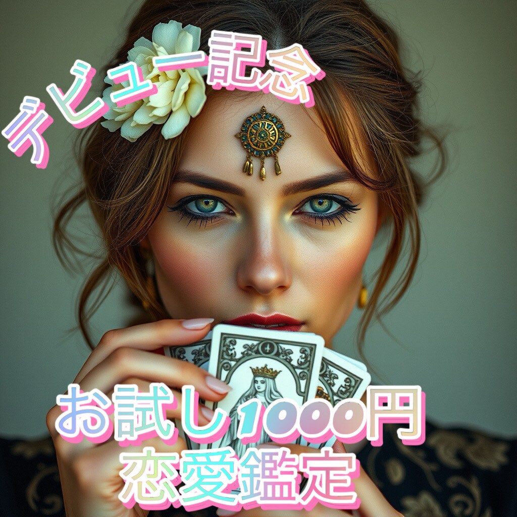 デビュー記念！未来を照らす恋愛お試し鑑定します 初回ご依頼者様限定♪1,000文字程度でお送りします。 イメージ1