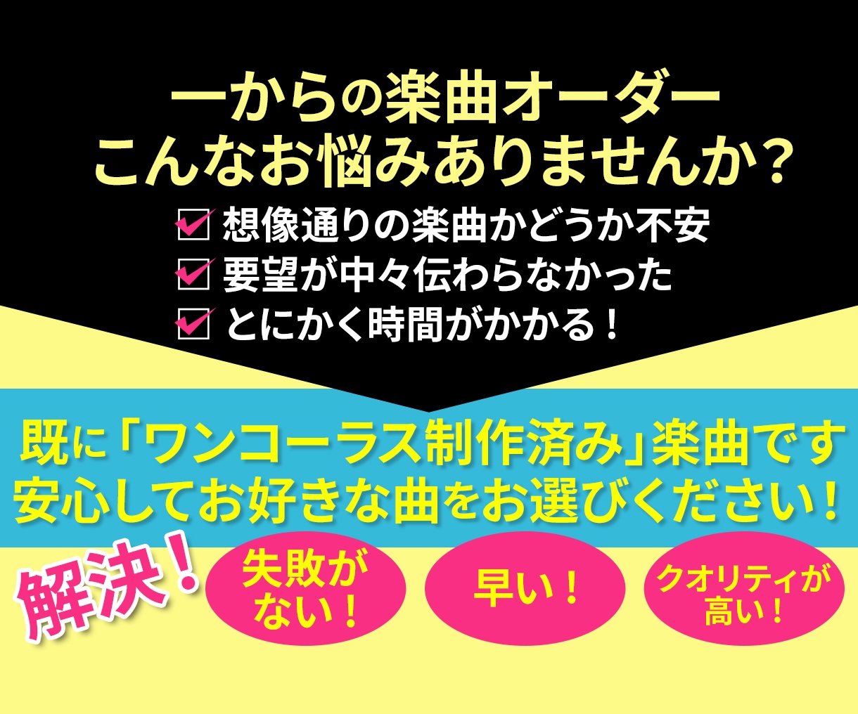 動画から試聴を↑↑【制作済みの楽曲】を販売してます 一からの制作に失敗した方！不安な方！選んで買えるから安心です イメージ2