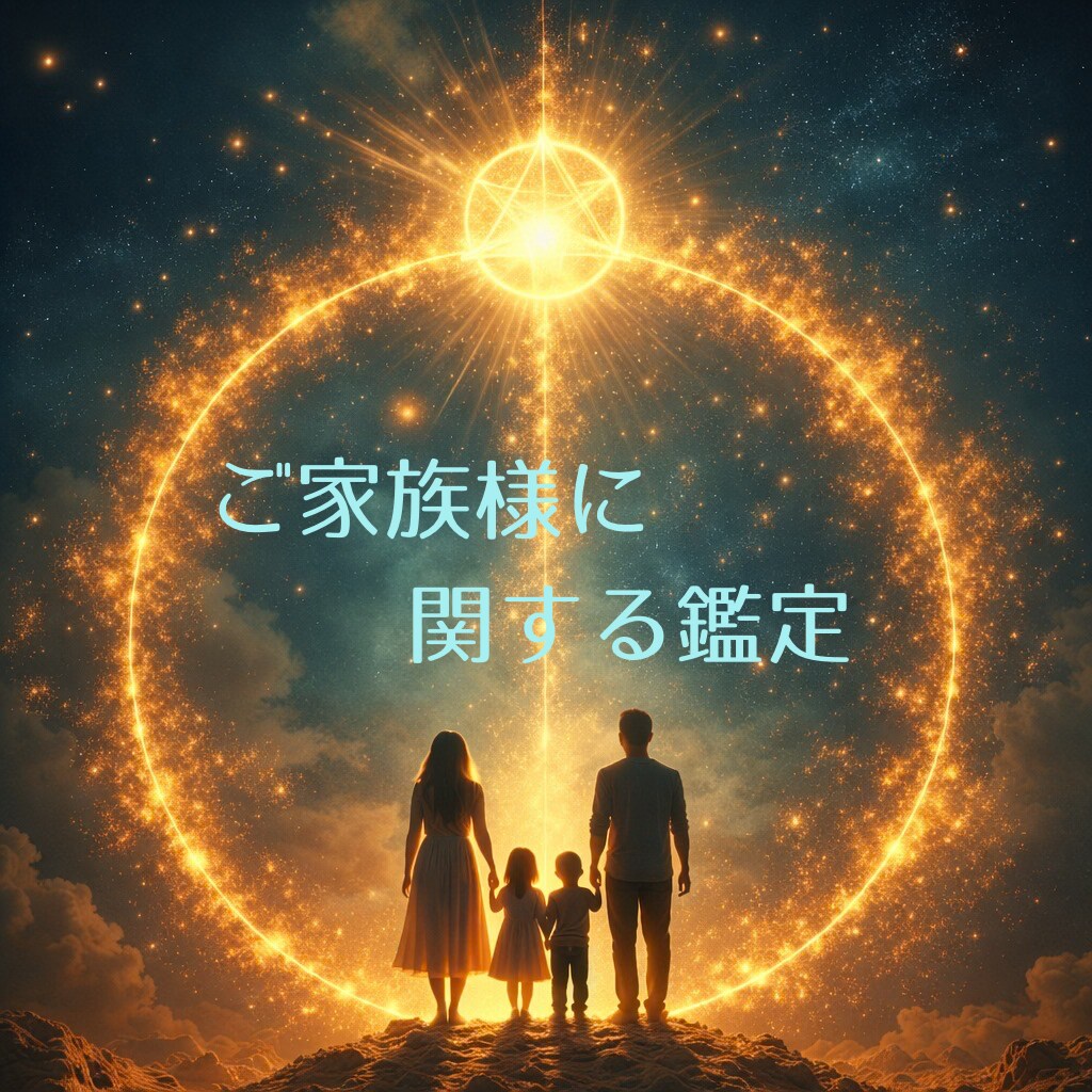 ご家族に関するお悩みを鑑定します ご家族だからこそ言えない想いを読み解きサポートします イメージ1