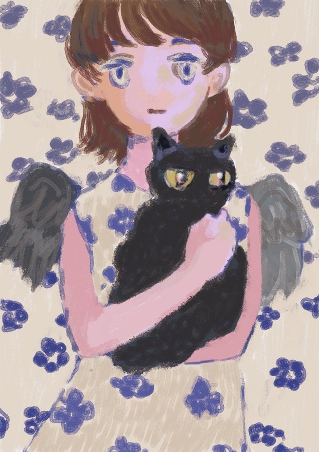 思い出の風景と大切な人を描きます 少し不思議で切ない雰囲気の絵を作成します イメージ3