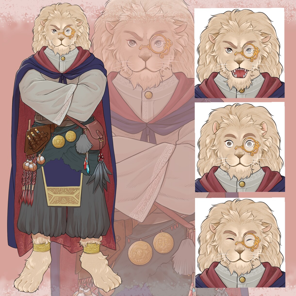 TRPG・ゲーム・動画等の立ち絵をお描きします ファンタジー系が得意♫自分だけのキャラクターを作りませんか？ イメージ4