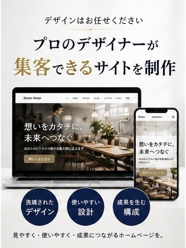 個人事業主/スクール/中小企業様のHP制作します スマホ対応・自分で更新できる集客サイトをお届けします イメージ3