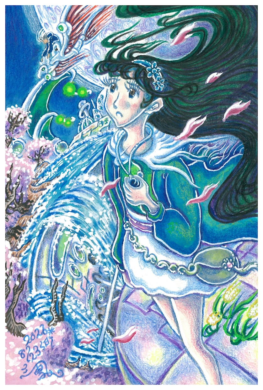 ちょっと個性派タッチのアイコン・ヘッダー等描きます 水彩と色鉛筆の質感が温かい、個性派キャラのアイコンをどうぞ! イメージ1