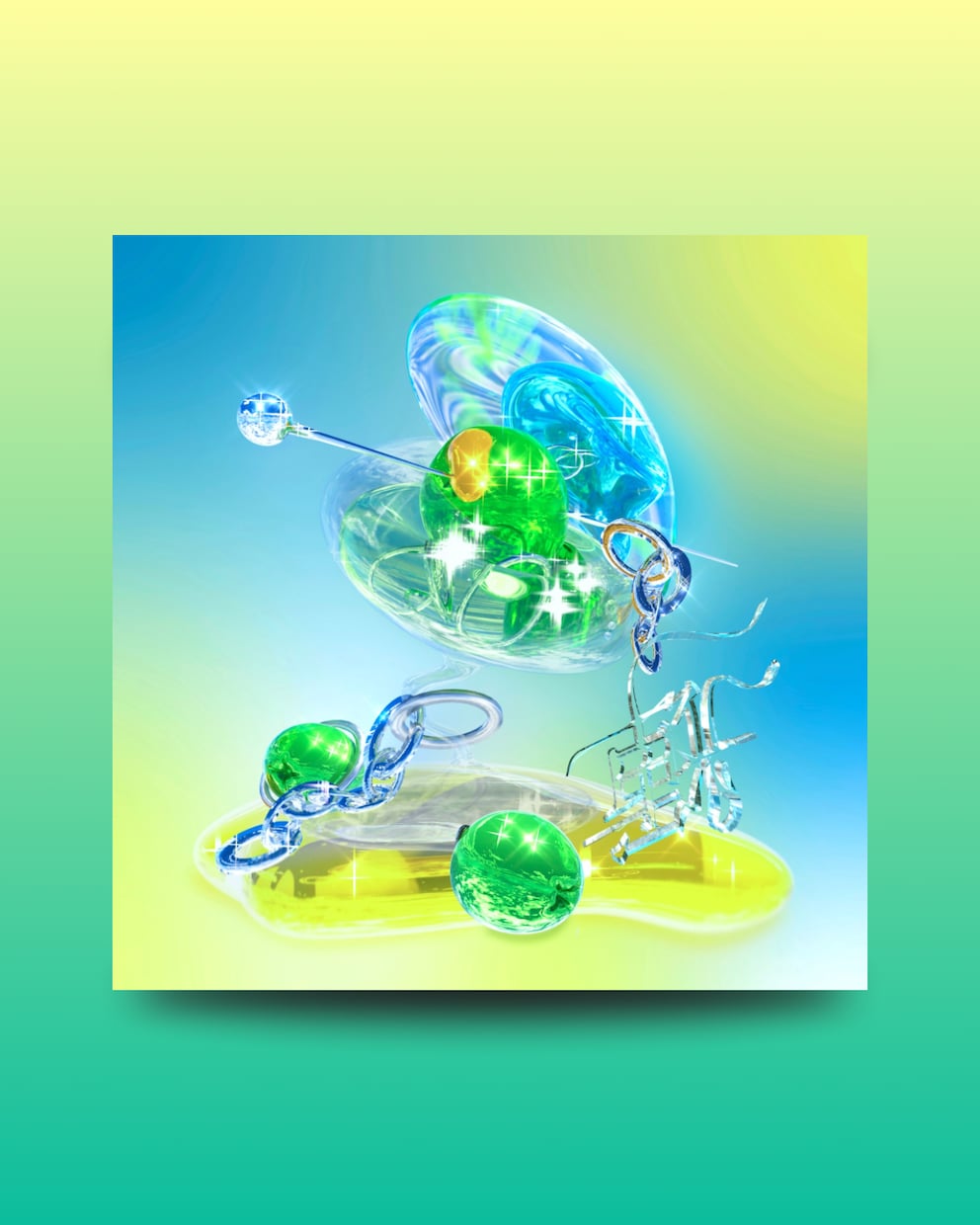 3Dで新感覚なCDジャケットをデザインします 楽曲のストーリーを想像させる3Dデザイン イメージ1