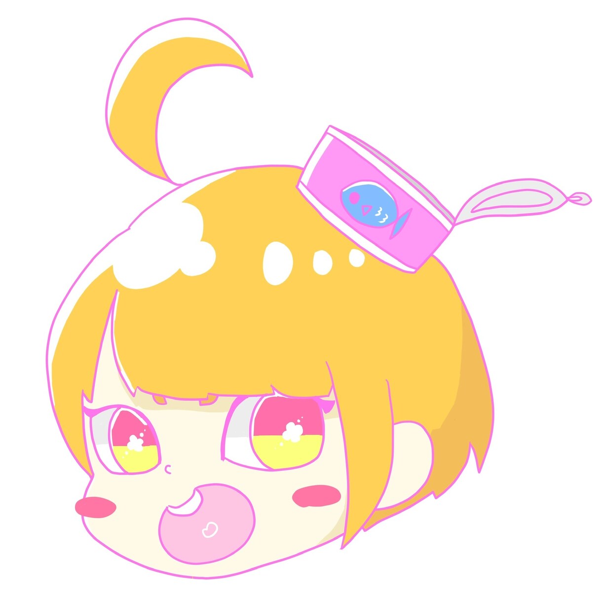 SNSや配信サービスで使えるアイコン描きます 可愛くポップなデフォルメイラスト イメージ1