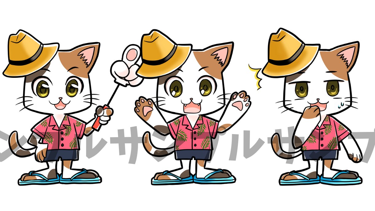 SNSやブログに使えるキャラ作成を承ります SNSやブログのヘッダー、アイキャッチ画像の加工用に イメージ9