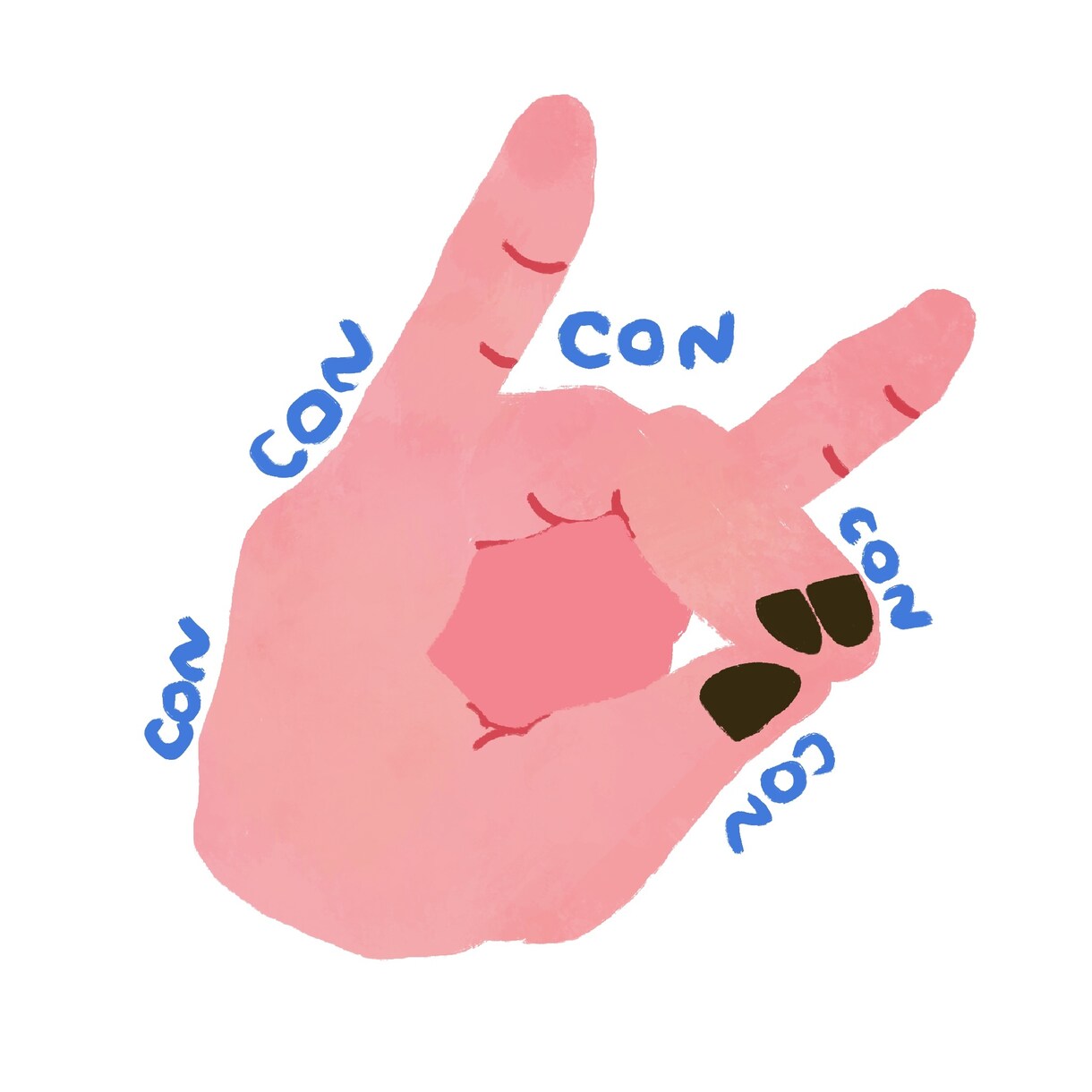 ポップでキュートな被らないアイコン描きます あなたの似顔絵アイコンにしませんか？ イメージ1