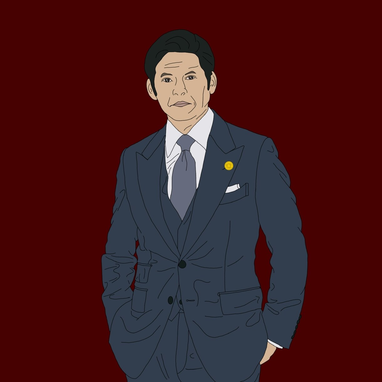 ベタ塗りSNS似顔絵アイコン作成します インスタ映え間違いなし！オシャレさんにオススメです！！！ イメージ3
