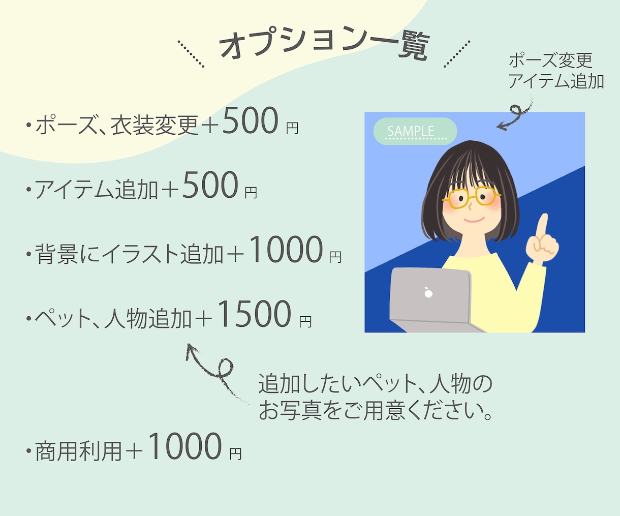 あなたらしさが伝わるアイコンお描きします SNSやブログにぴったりなシンプルでおしゃれな似顔絵！ イメージ5