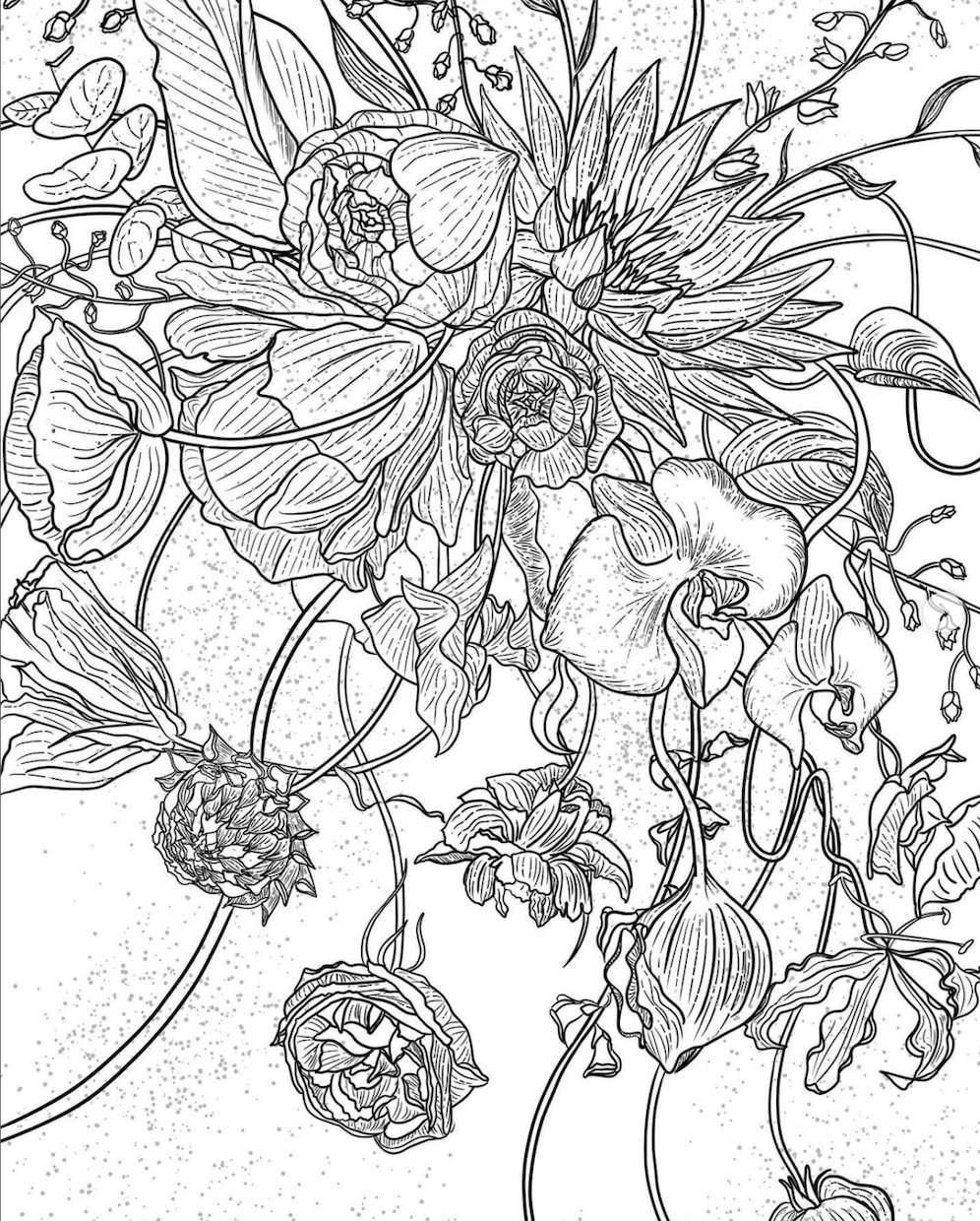 背景なしの女の子や花のイラスト絵描きます 綺麗で他と被らない幻想的なイラストを提供します イメージ2