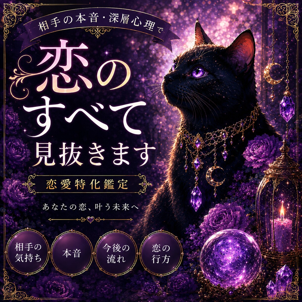 相手の本音と恋愛深層心理を鑑定します 言葉にされない本音ほど、恋愛では一番重要です。 イメージ1