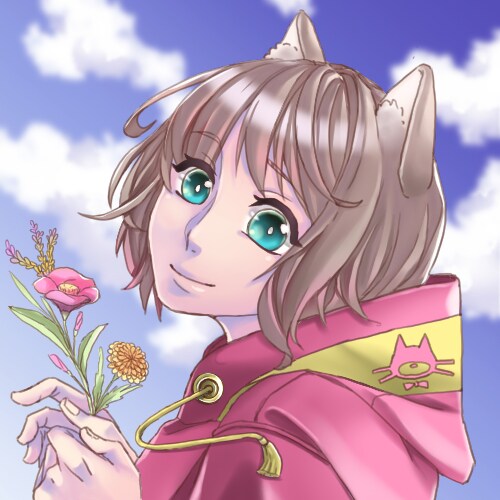 SNSのアイコン素材書きます SNS用にアニメ塗りのイラストを作成します。 イメージ4