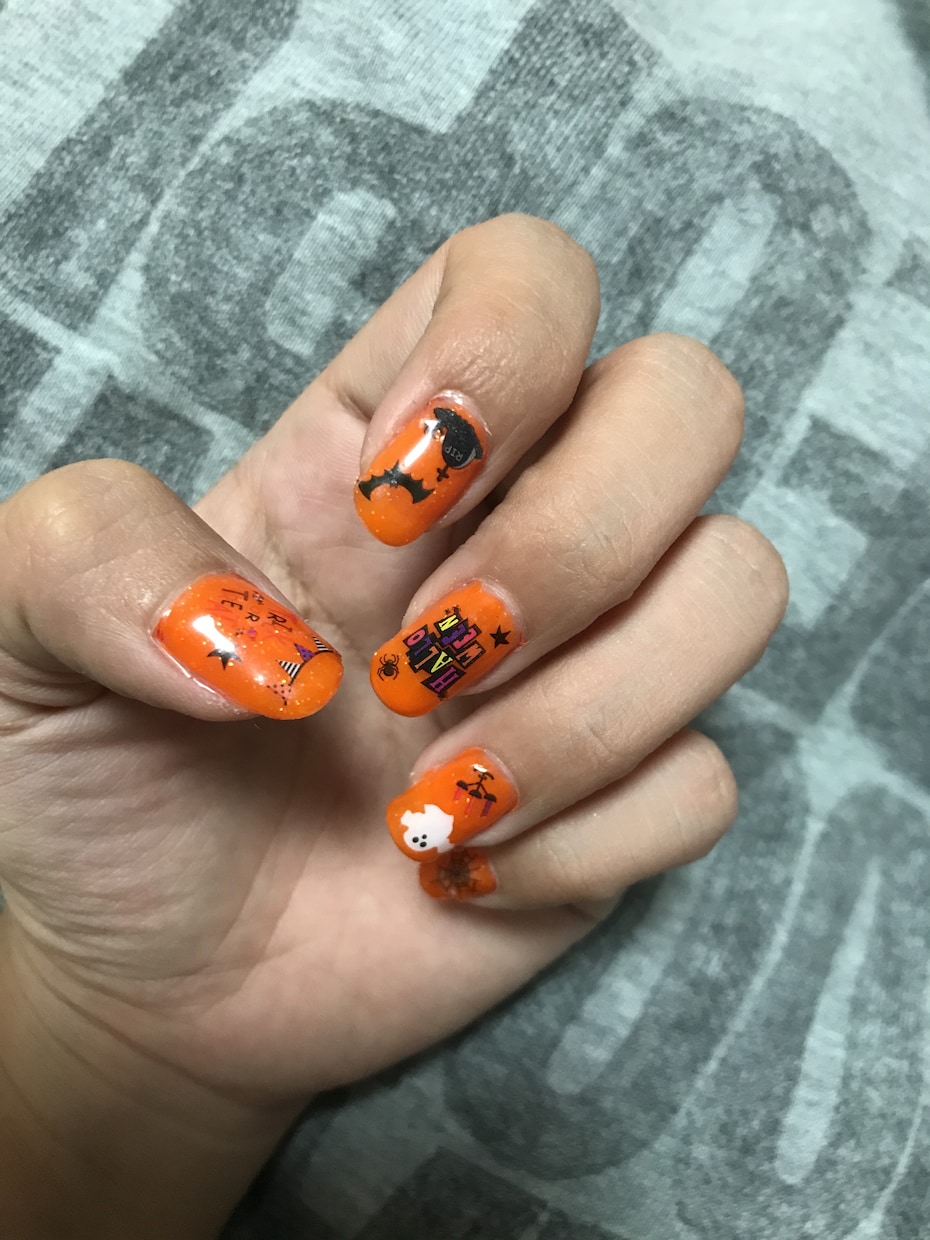 オーダーメイドのネイルチップ作ります 爪にオシャレできない方へネイルチップでハロウィン気分✩ イメージ2