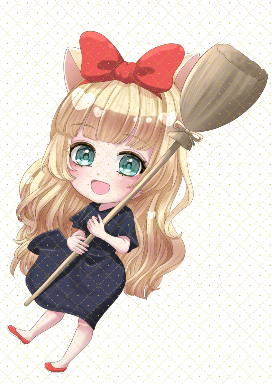 お望みのデフォルメ度合いでミニキャラ作成します 白兎あわの絵でミニキャラ発注しませんか イメージ3
