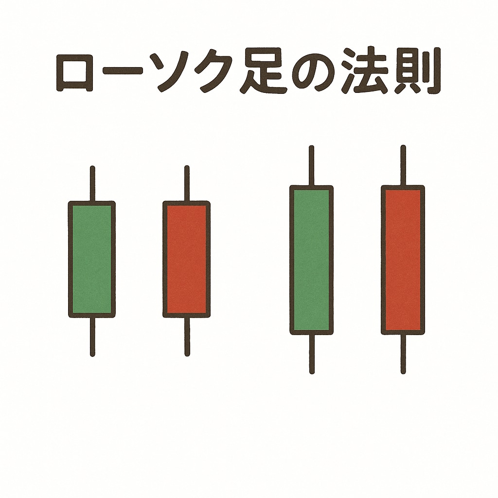 ローソク足だけでシンプルに、スマホでも出来ます 初心者でも出来るようにかなりシンプルになった法則 イメージ1