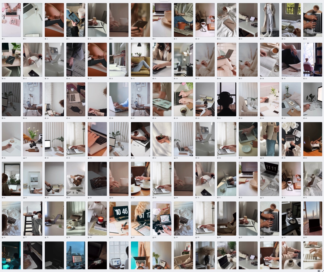 Instagramリール用動画素材を提供します 【110種類】顔が映ってないデジタルマーケティング用動画素材 イメージ7