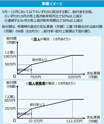 最大600万円！家賃支援給付金★申請サポートします ★直近の支払家賃に基づき算出される給付月額の★半年分★を支給 イメージ6