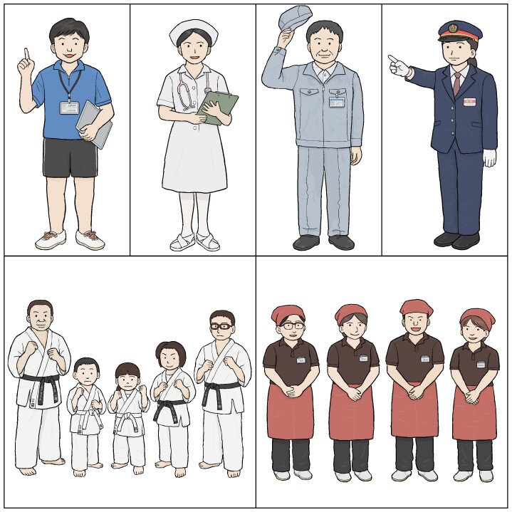 目が点の似顔絵を描きます アイコン、Webサイト、広告、案内等に。商用二次利用可 イメージ2