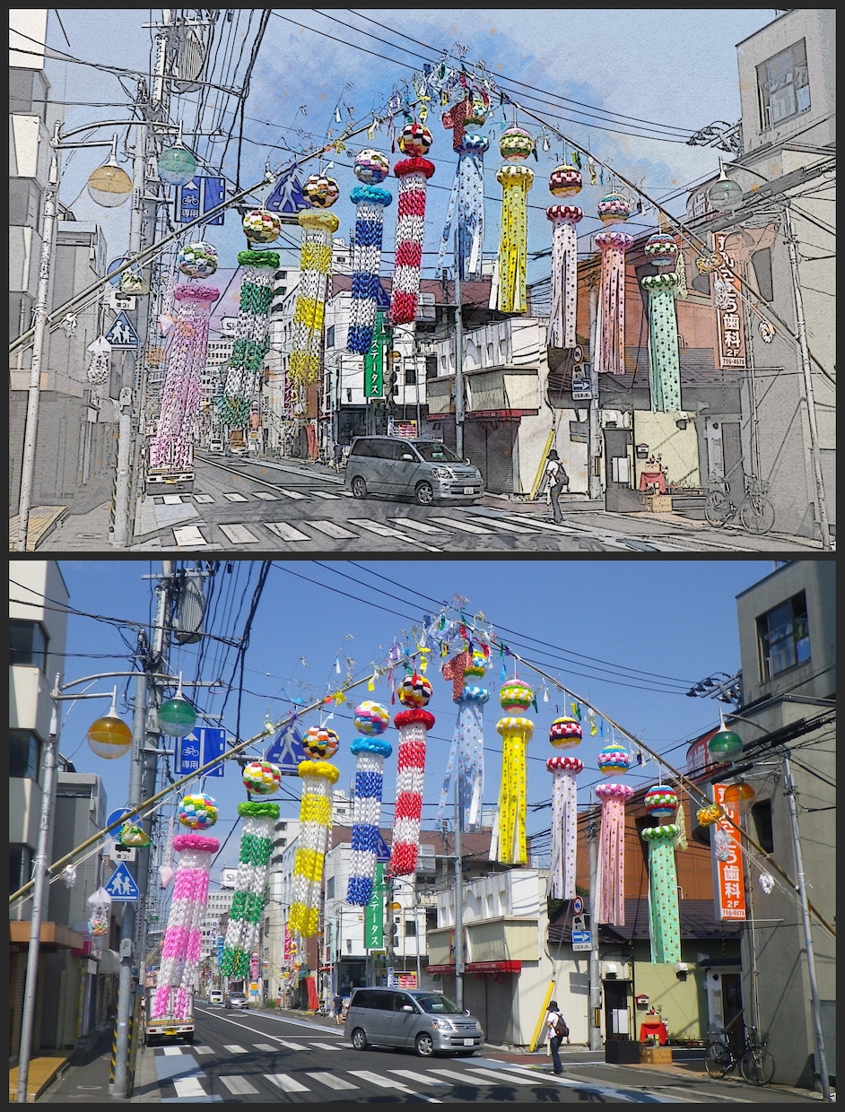 写真からスケッチ風イラストを作成いたします カメラロールの中に埋もれがちな写真を印象に残る一枚に イメージ3