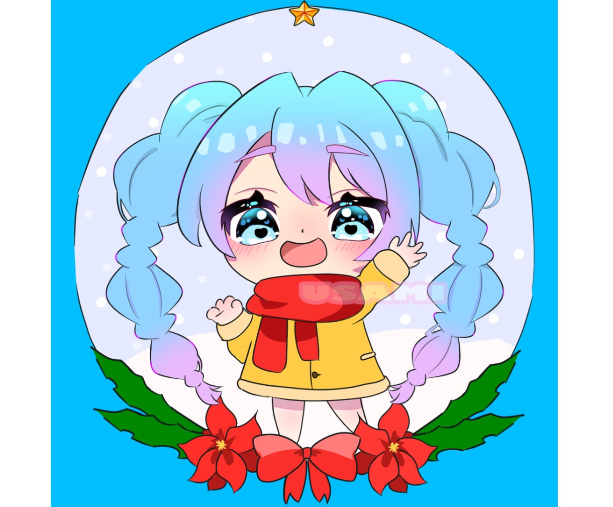 クリスマスミニキャラ制作します 商用利用可！かわいいちびキャラを書きます☆ イメージ3