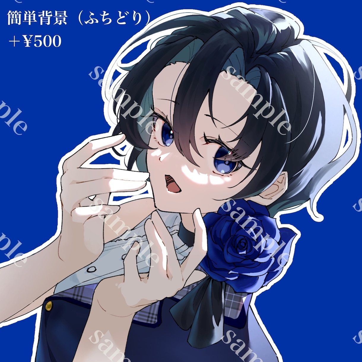 バストアップ、アイコンなどのイラストを描きます 明暗のついた綺麗めのイラストが得意です イメージ6