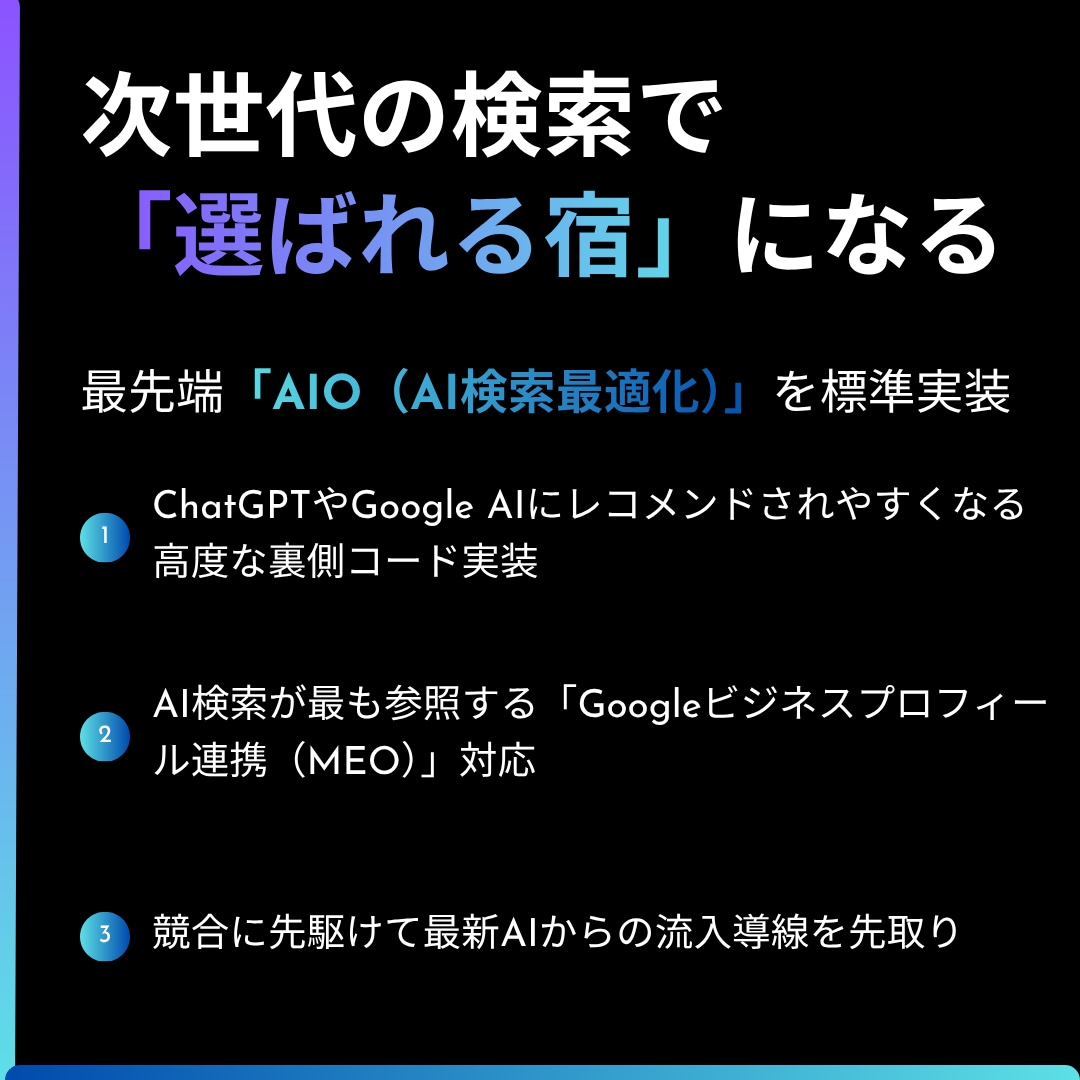 戦略徹底分析×ゲスト心理学の宿専門HPを制作します 戦略マップから設計!ゲスト心理にもとづく宿専門のHP イメージ3
