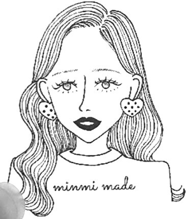 minmimade様専用 イラストお描きします ショップカード用の女の子イラストをお届けします！ イメージ1