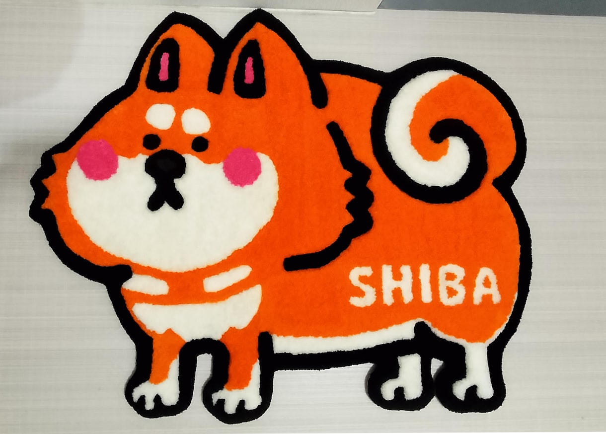 ドデカRUG作ります 可愛い犬猫のRUG作りませんか？ イメージ1