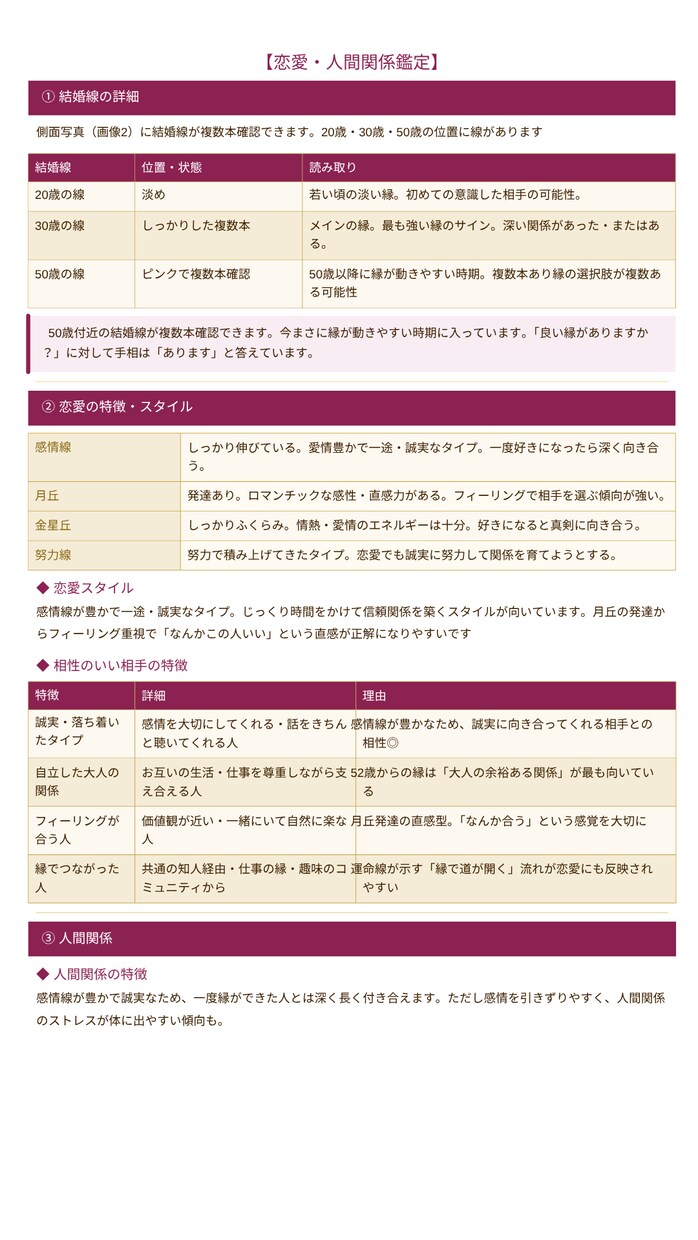 右手鑑定｜今の自分を整理する、やさしい鑑定します 「当てる占いじゃない！」あなたと寄り添う伴走型鑑定スタイル！ イメージ7
