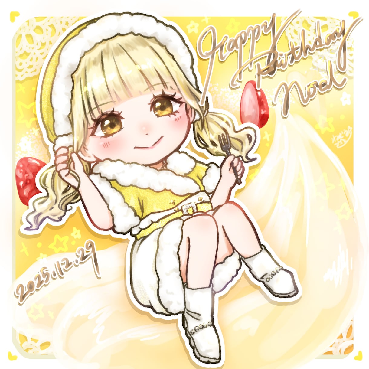 似顔絵イラスト製作いたします ポップな絵柄の表情豊かな似顔絵描きます！ イメージ1