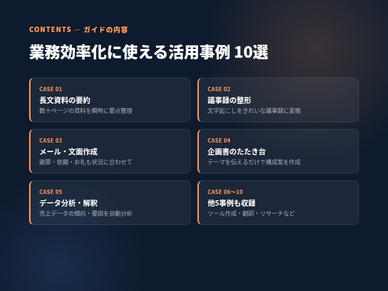 Claudeで業務効率化できます 今日から使えるClaude活用事例＆プロンプト集 イメージ2