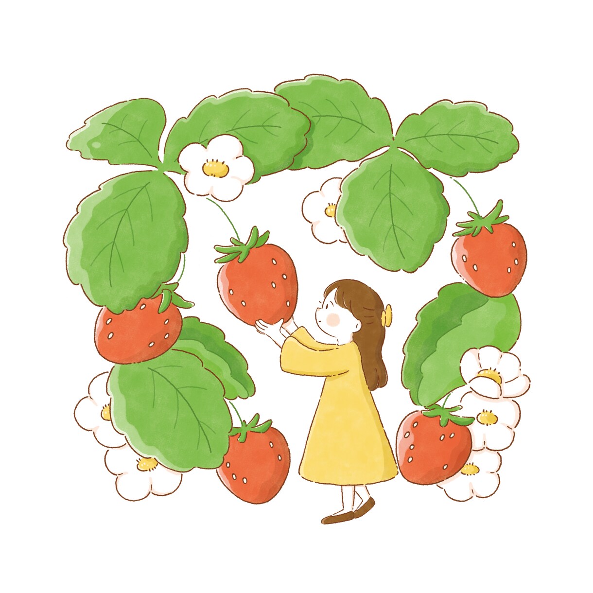ふんわりとやわらかいイラストを描きます 自然に囲まれた動物やペットのイラストを描きます。人物もOK イメージ6