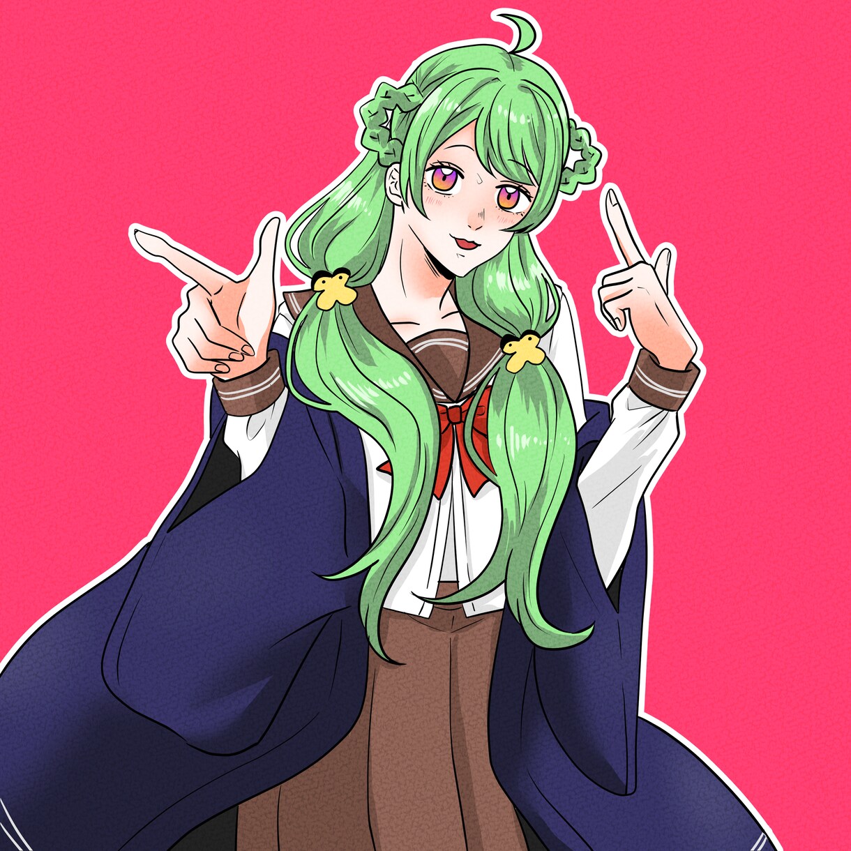 アニメ塗りアイコン作ります パキッと塗ったアニメ塗りでSNS映えします! イメージ3