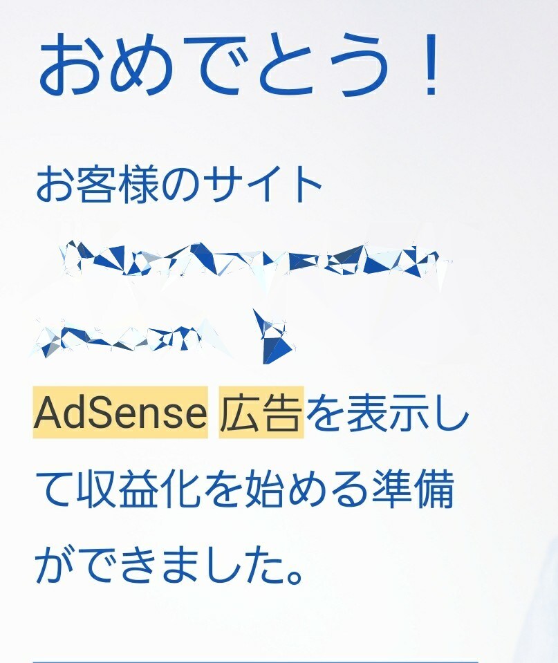 AdSense合格のサポートします AdSense審査に受からない方を合格までサポートします イメージ1