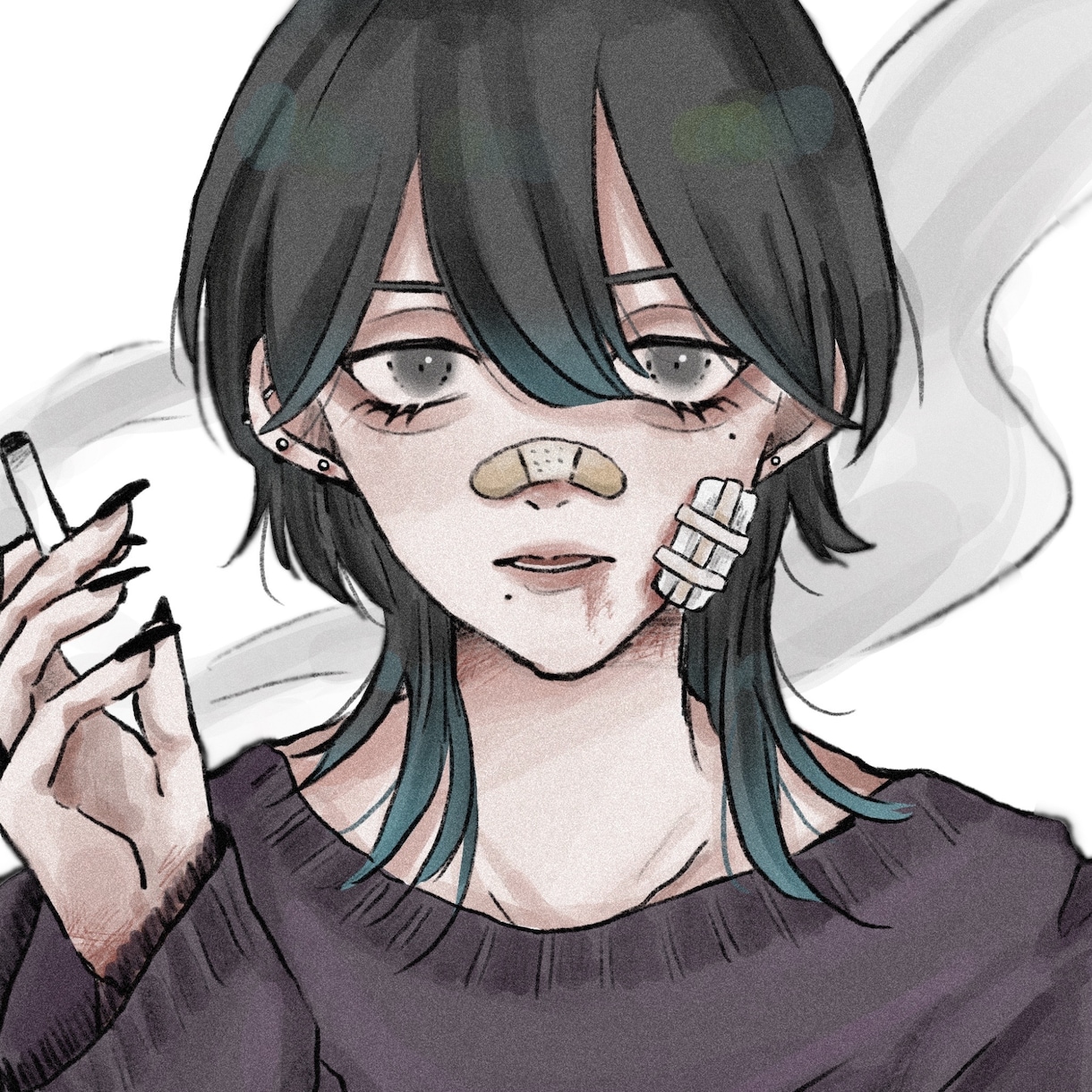 最短即日♥SNS用のイラスト作成します 地雷系などのかわいい子を描きます(^_^)♡ イメージ4