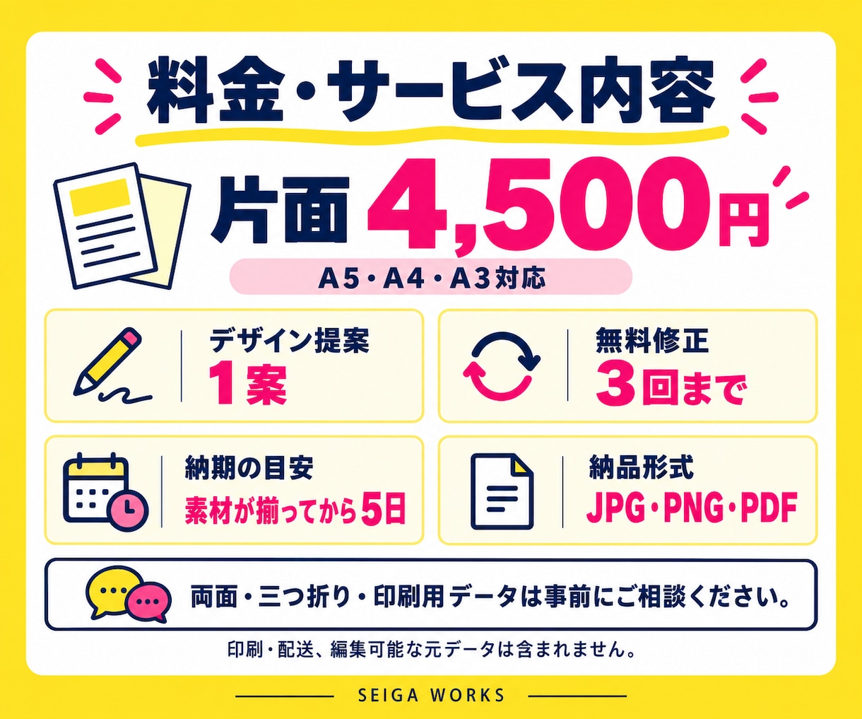 集客につながる店舗チラシをデザインします 飲食店・美容室・サロンなど魅力が伝わるデザインを制作 イメージ2