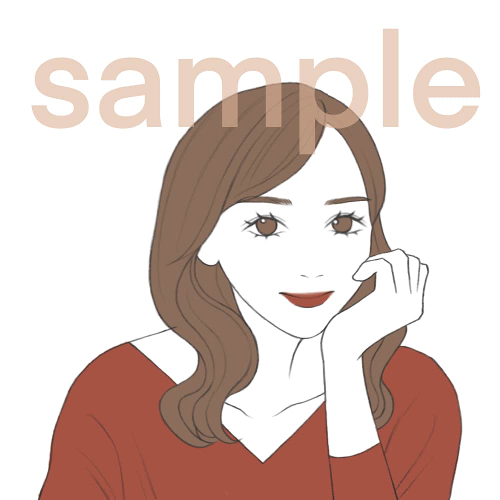 韓国風♪写真からシンプルな2色アイコンを描きます ポイントカラーで印象深く◎　人と被らないSNSアイコンを イメージ10