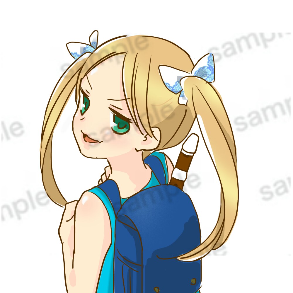 モエ〜な可愛い女の子描きます 雑誌など商用利用OK萌えかわ少女イラスト作成します イメージ3