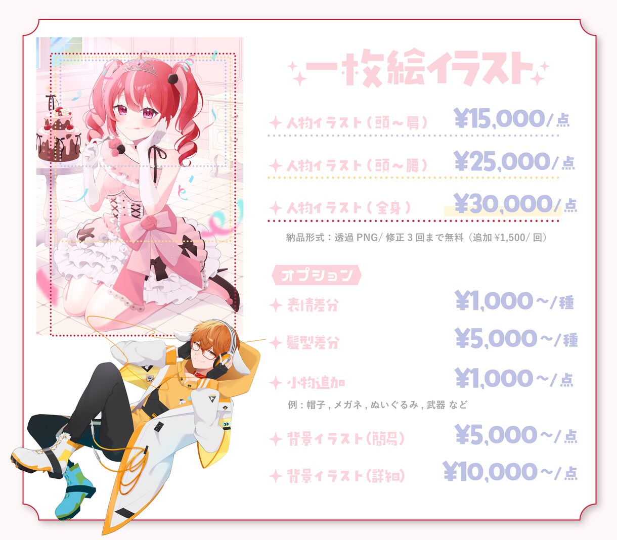 全てお任せ！Vtuberモデル制作します 立ち絵/モデリング/ロゴ/配信画面を一括スピード制作！ イメージ3
