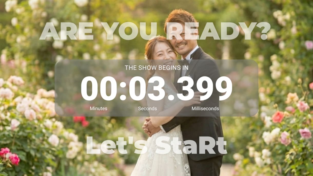結婚式のStaRtを盛り上げるオープニング作ります 写真は丸投げOK！ ミセスグリーンアップル「StaRt」使用 イメージ8