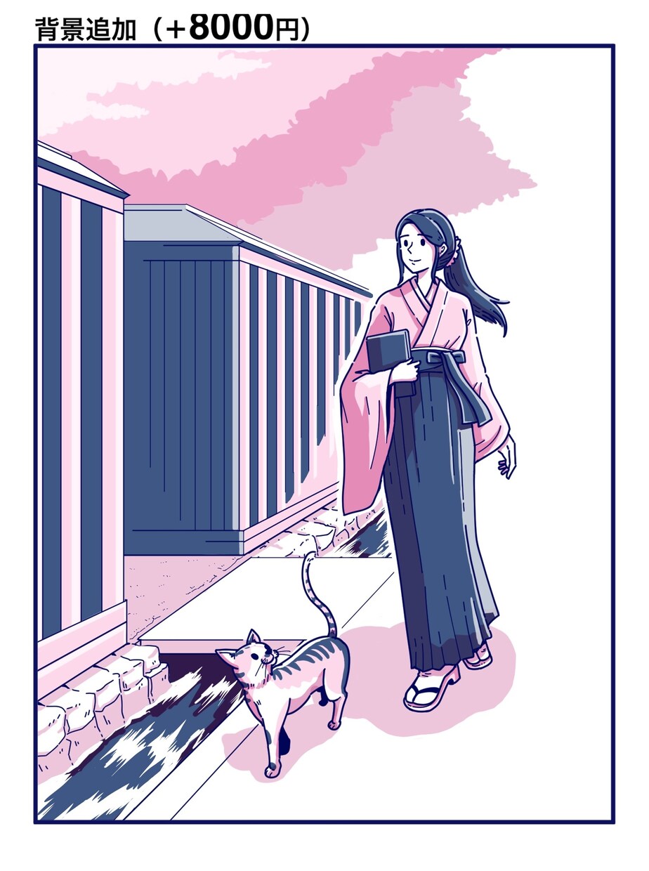 一つの色に絞ったイラストを制作します シンプルで統一感のあるイラストをお届けします。 イメージ9
