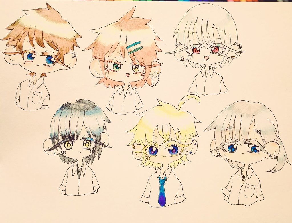 低頭身のデフォルメでのキャラクターデザインをします あなたのイメージを独特な絵柄でケモノ、人物などなどを描きます イメージ2