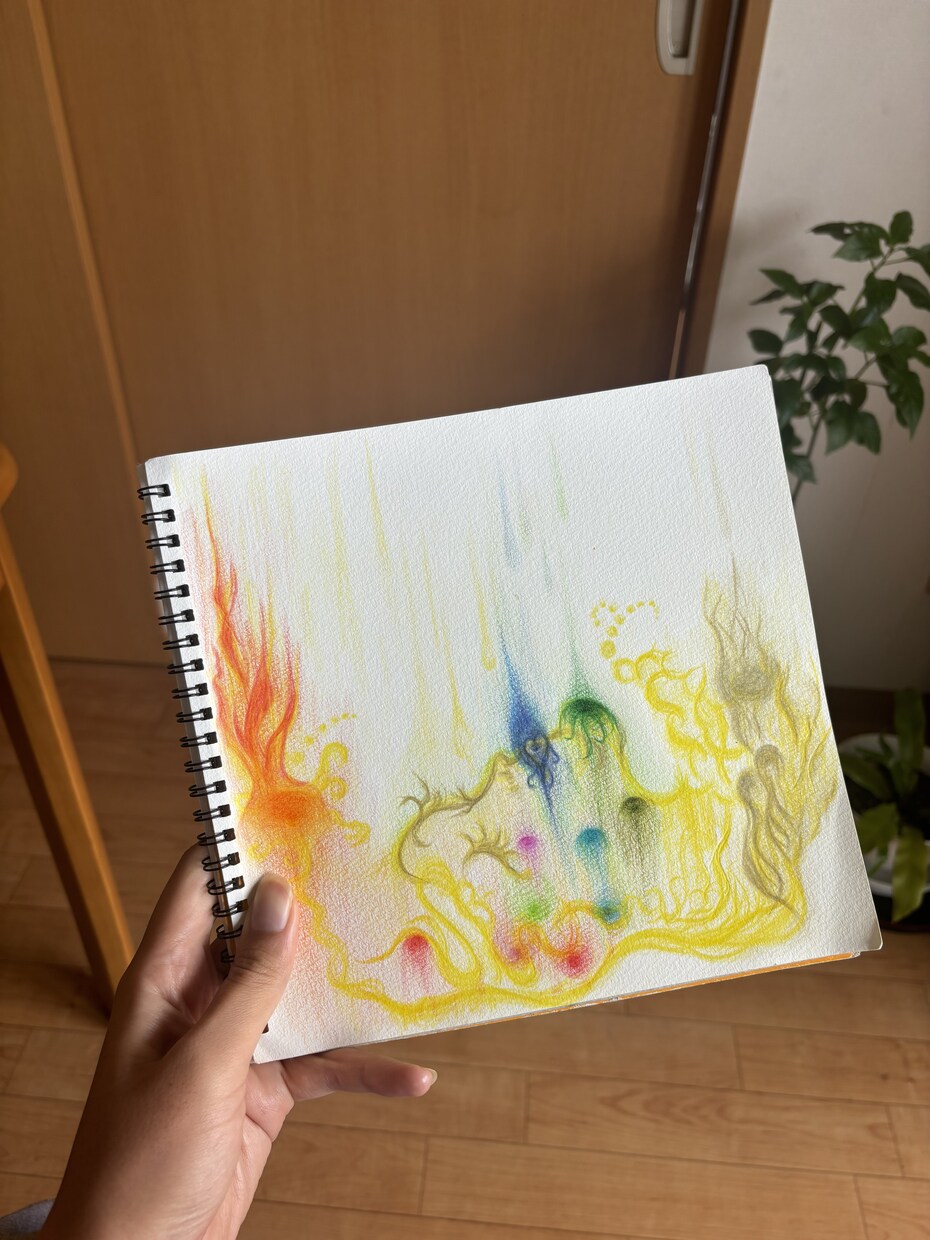 あなたの想いを手描きアートで表現します 心にそっと寄り添う世界に一枚だけの作品です イメージ1
